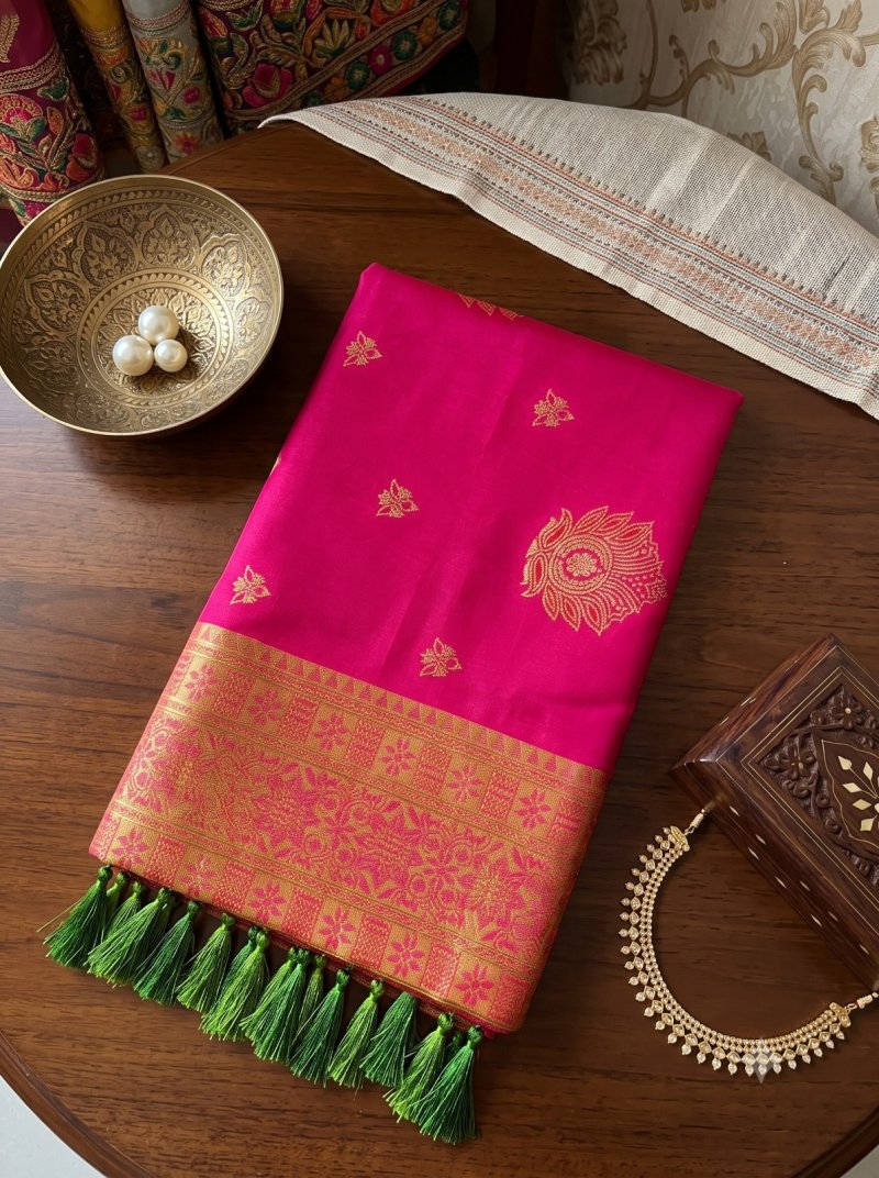 Devanshi By Ast Silk Fabric Elegant Border Saree